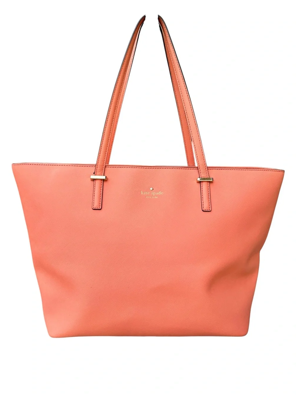 kate spade Cedar Street Harmony Tote Salmon Pink Saffiano Leather Bag